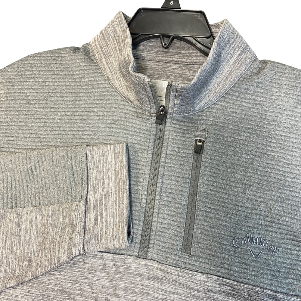 Callaway Golf Men's OPTI-DRI 1/4 Zip Pullover NWT XL Gray